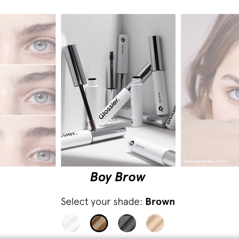 NEW Glossier Boy Brow (Brown)